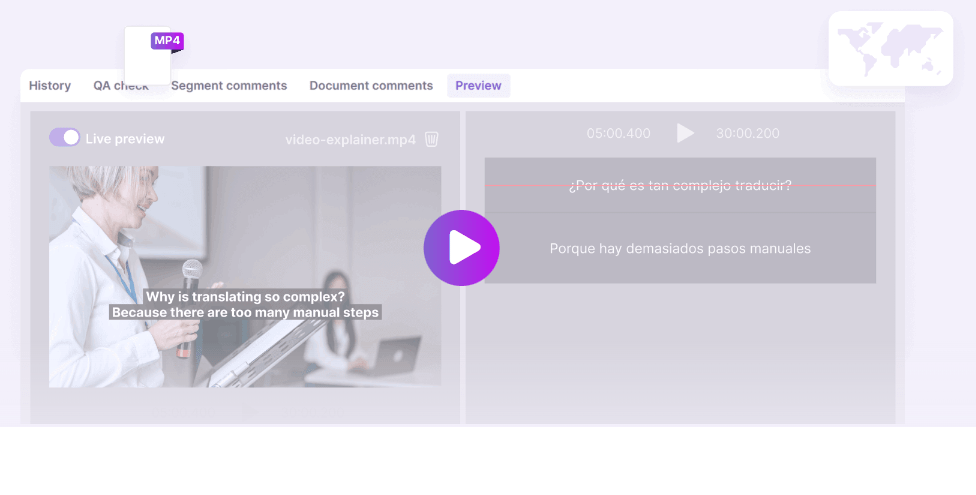 Translate your videos online in minutes