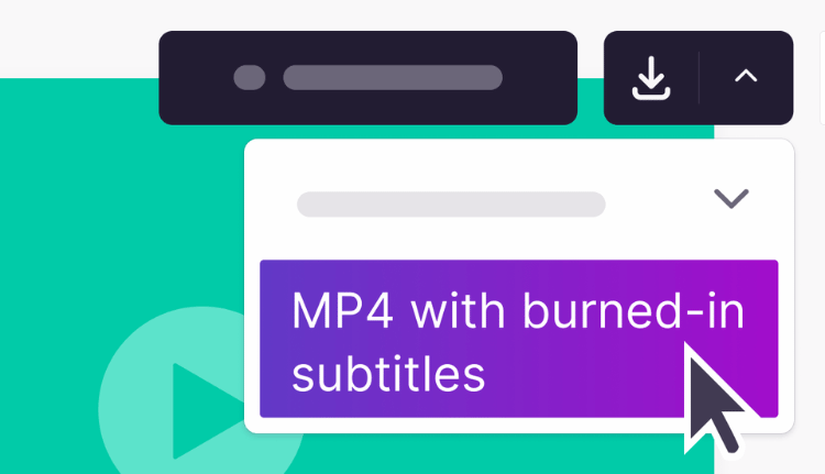 Export Videos with Burned-in Subtitles Instantly!