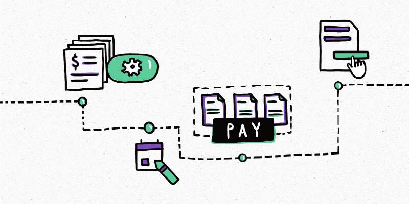 Automatic invoicing and settings for quick and easy end-of-the-month supplier payments